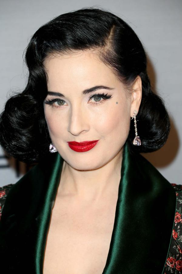 Dita Von Teese en un evento en Los Ángeles.