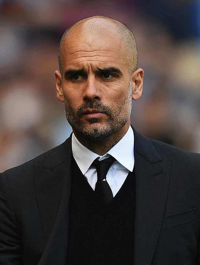 El entrenador del Manchester City en uno de los partidos de su equipo.