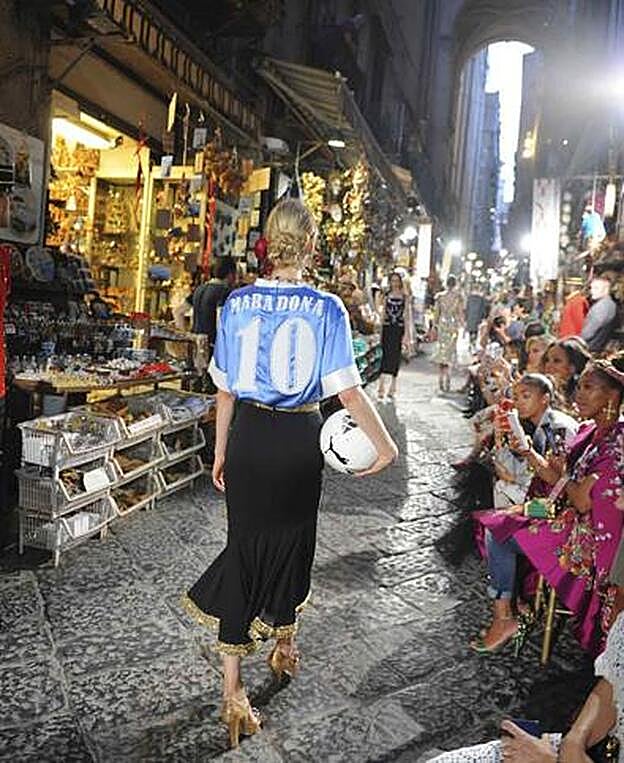 Imagen del desfile de la discordia.