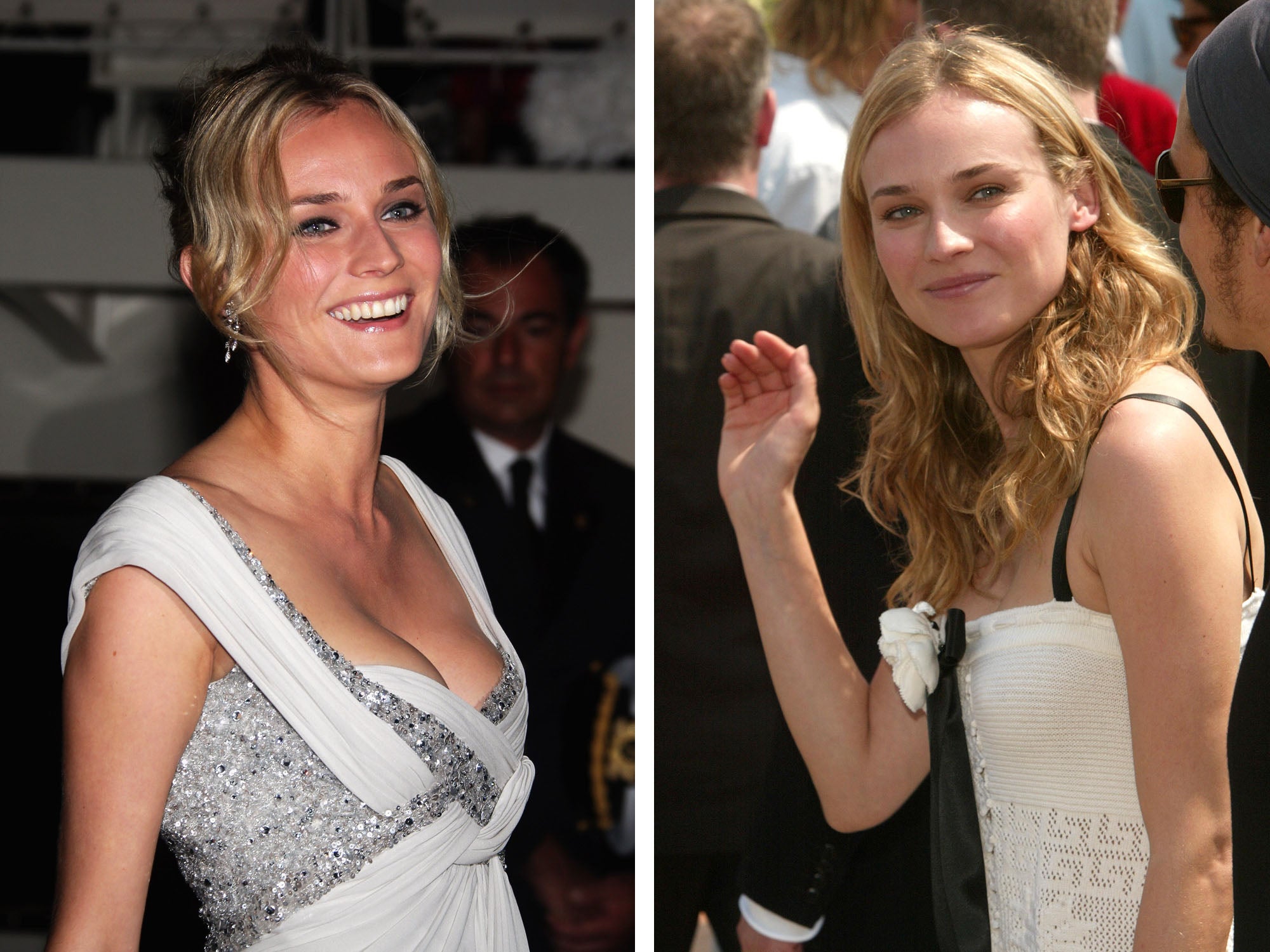 Sí, la actriz germana Diane Kruger también ha pasado por el quirófano, aunque no lo parezca. Diane es otra de las famosas operada de pecho.