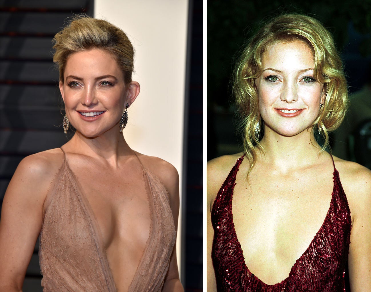 La actriz Kate Hudson también está operada de pecho, pero el resultado ha sido más discreto que en otras famosas.