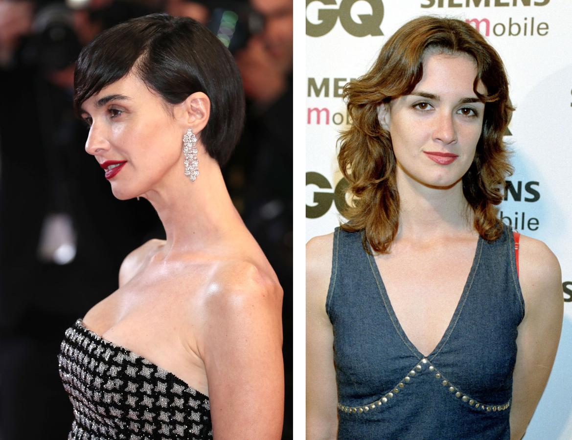 La diferencia es visible en estas imágenes. La actriz española lucía casi plana en sus inicios y ahora, y después de haber tenido tres hijos, Paz Vega muestra un pecho perfecto.