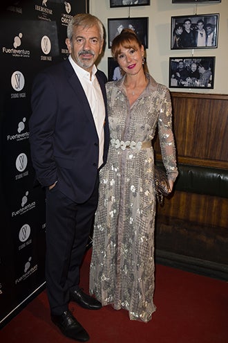 Carlos Sobera y su mujer Patricia Santamaría en la III edición de los Premios Chicote.