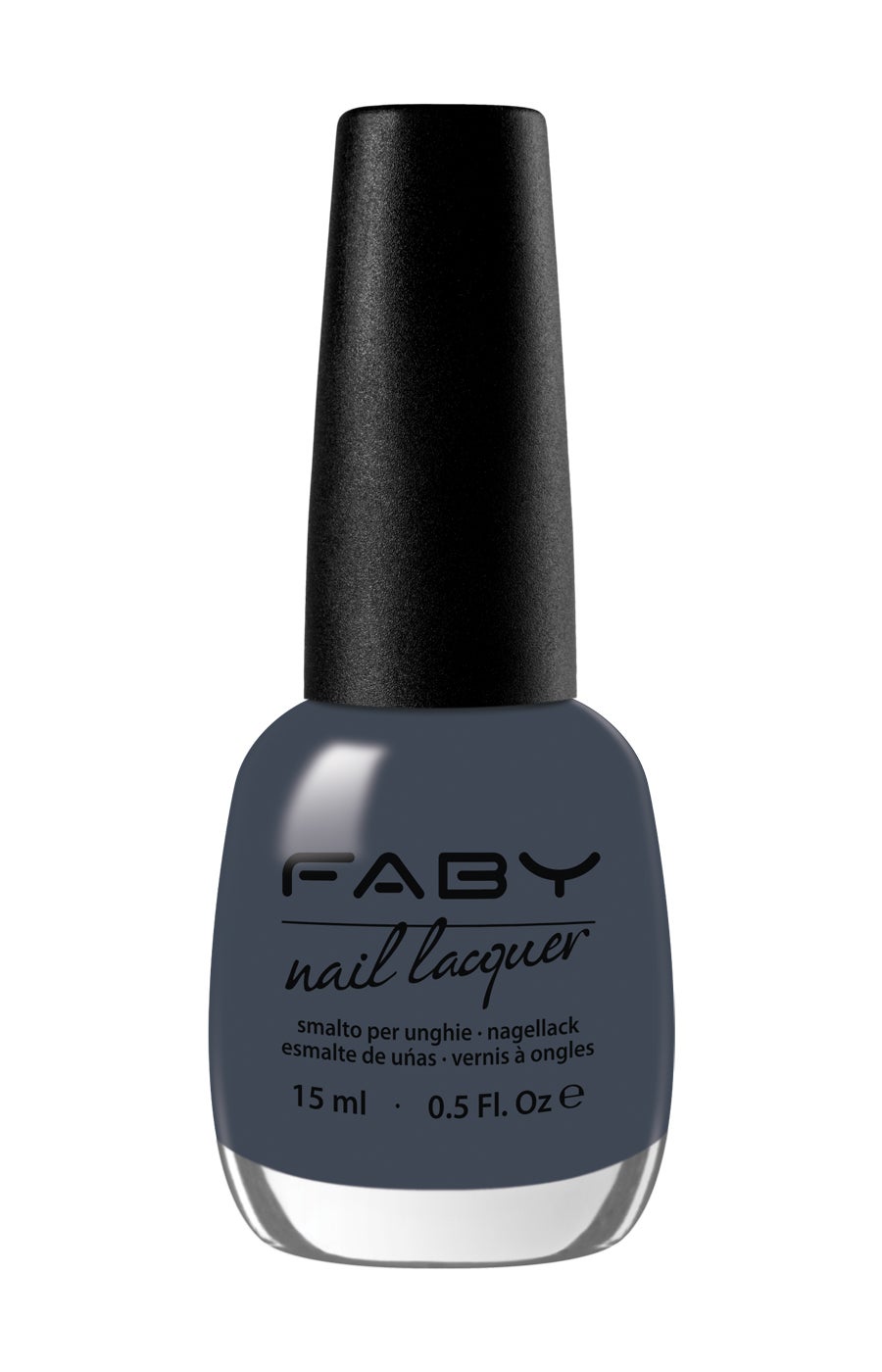 Esmalte colección EGO de Faby Nails tono 1.0 gris humo (13,75€)