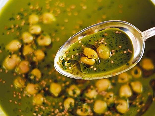 Sopa de kale, ideal para el comienzo del otoño.