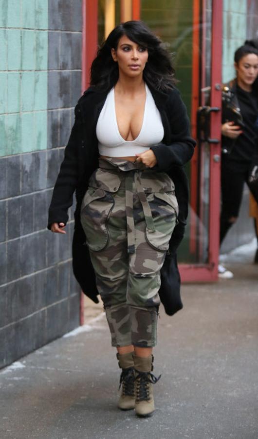 Y abrazaba el 'army print' como si no hubiera un estampado con más estilo.