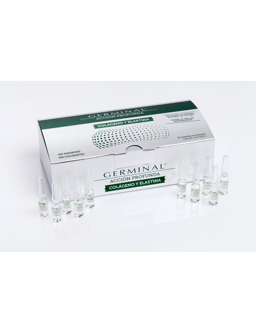 Favorecen la elasticidad de las fibras de la piel que con la edad se van endureciendo, logrando que se mantenga joven por más tiempo. Formuladas a base de materias primas de origen marino, actúan como sostén para la piel, por lo que tienen un efecto antigravedad. (32€, 30 ampollas de 1 ml)