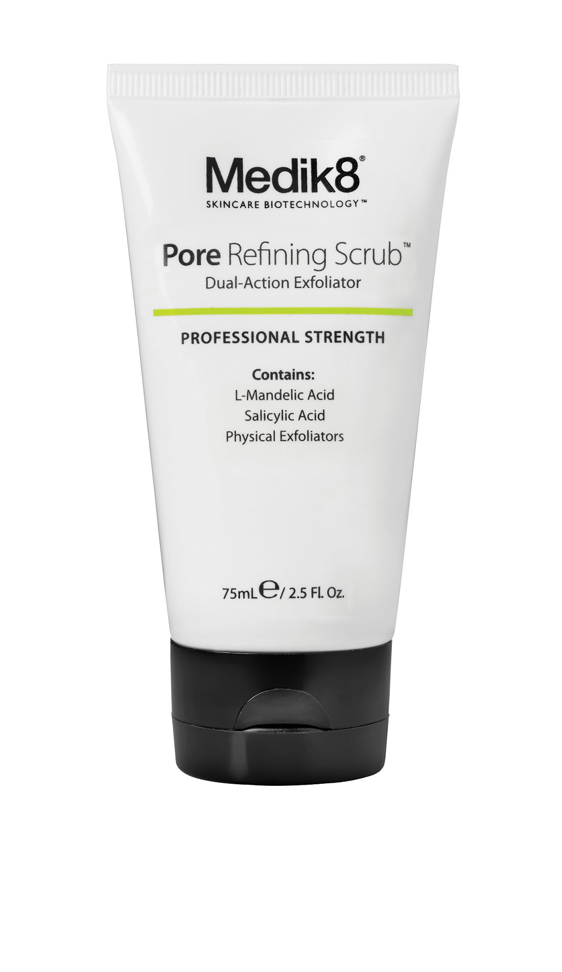 Doble acción, desarrollado para proporcionar una limpieza profunda y una exfoliación diaria en una fórmula compacta. Incorpora ácido L-mandélico, una forma suave de AHA para minimizar la irritación. La exfoliación no sólo deja la piel fresca y brillante, sino que promueve la renovación natural de las células sanas de la piel. (43€)