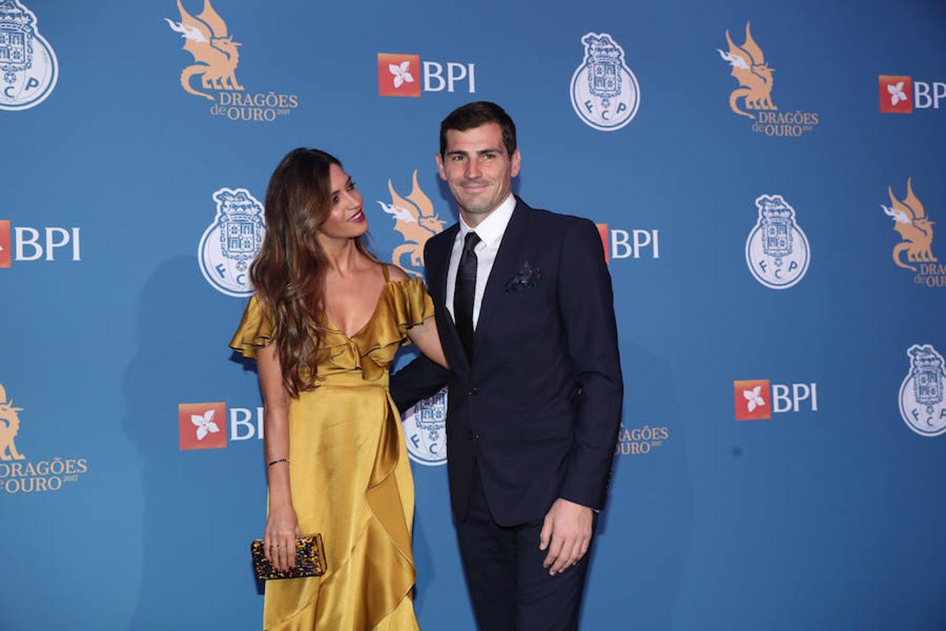 Y por fin llegó el momento de posar frente al photocall y dedicar la mejor de sus sonrisas a su marido Iker Casillas.