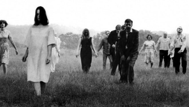 'La noche de los muertos vivientes'.