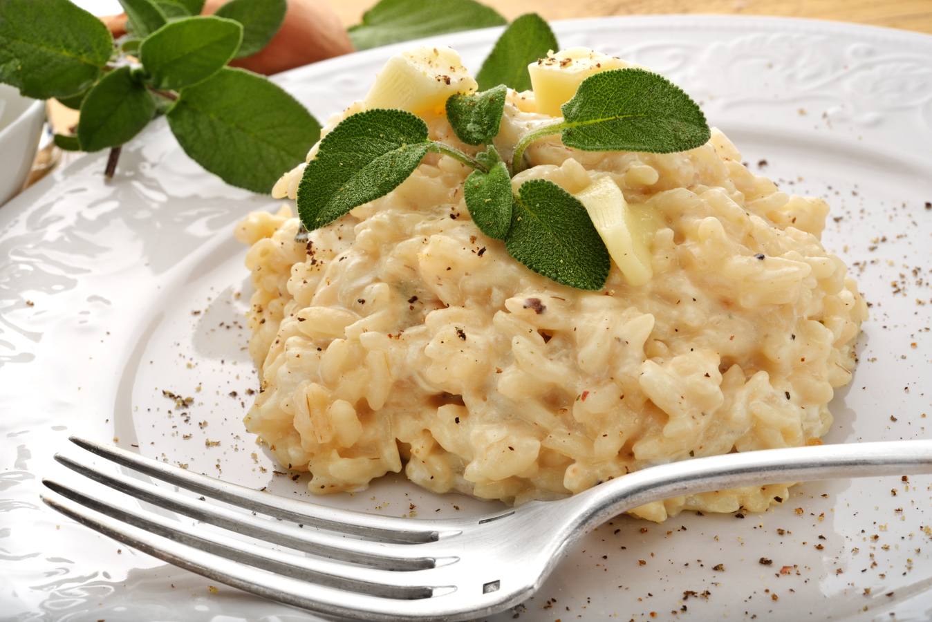El índice glucémico del Risotto es alto, de 70, según la lista de alimentos de Montignac.