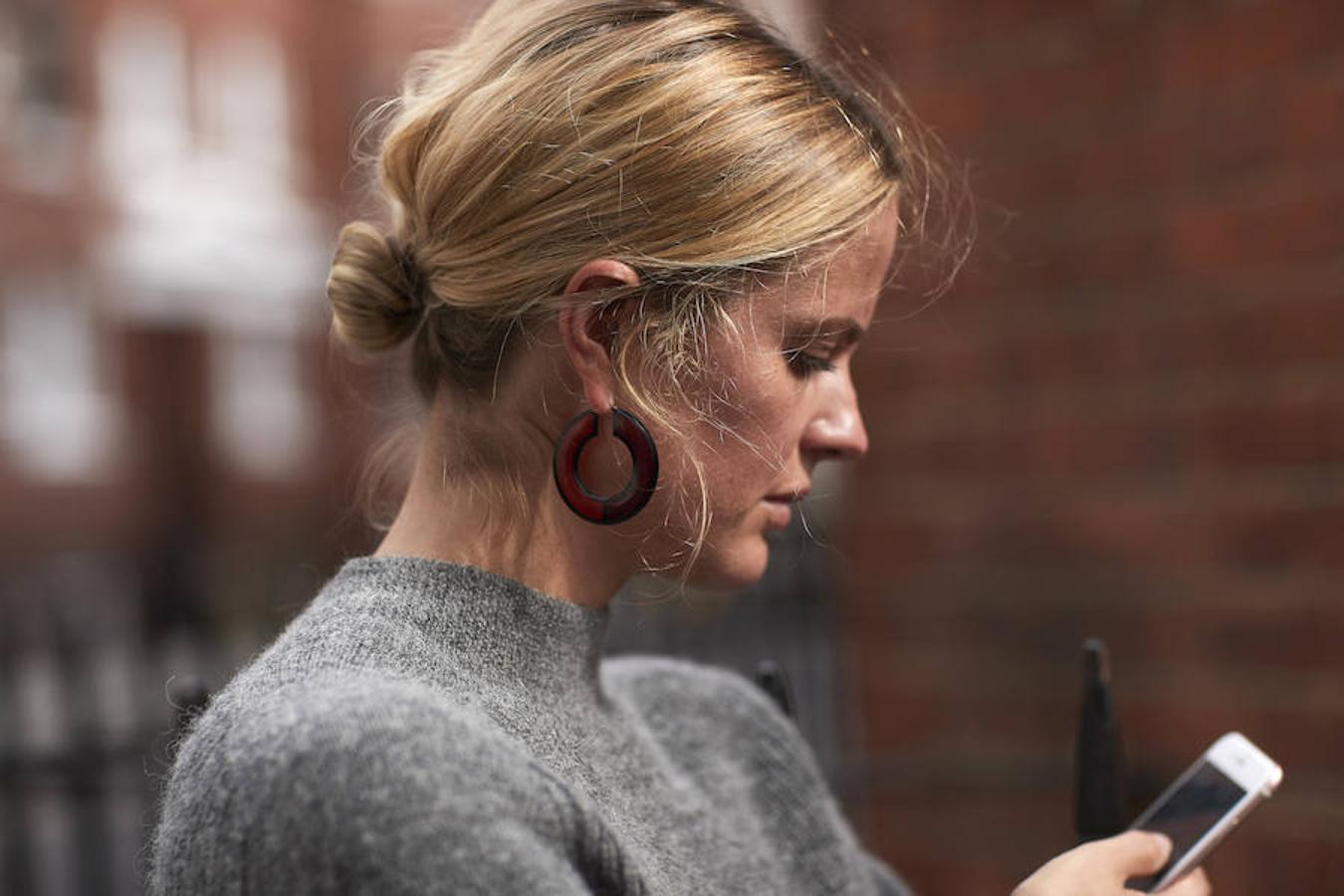 Aros planos en tonos marrones