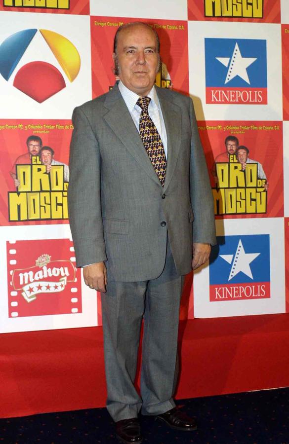Chiquito en el 'photocall' del estreno de la película 'El oro de Moscú', en 2003.