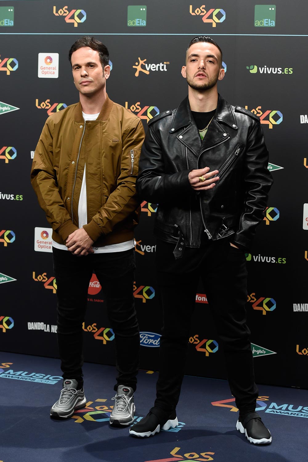 C Tangana, ganadores del premio por artistas revelación.