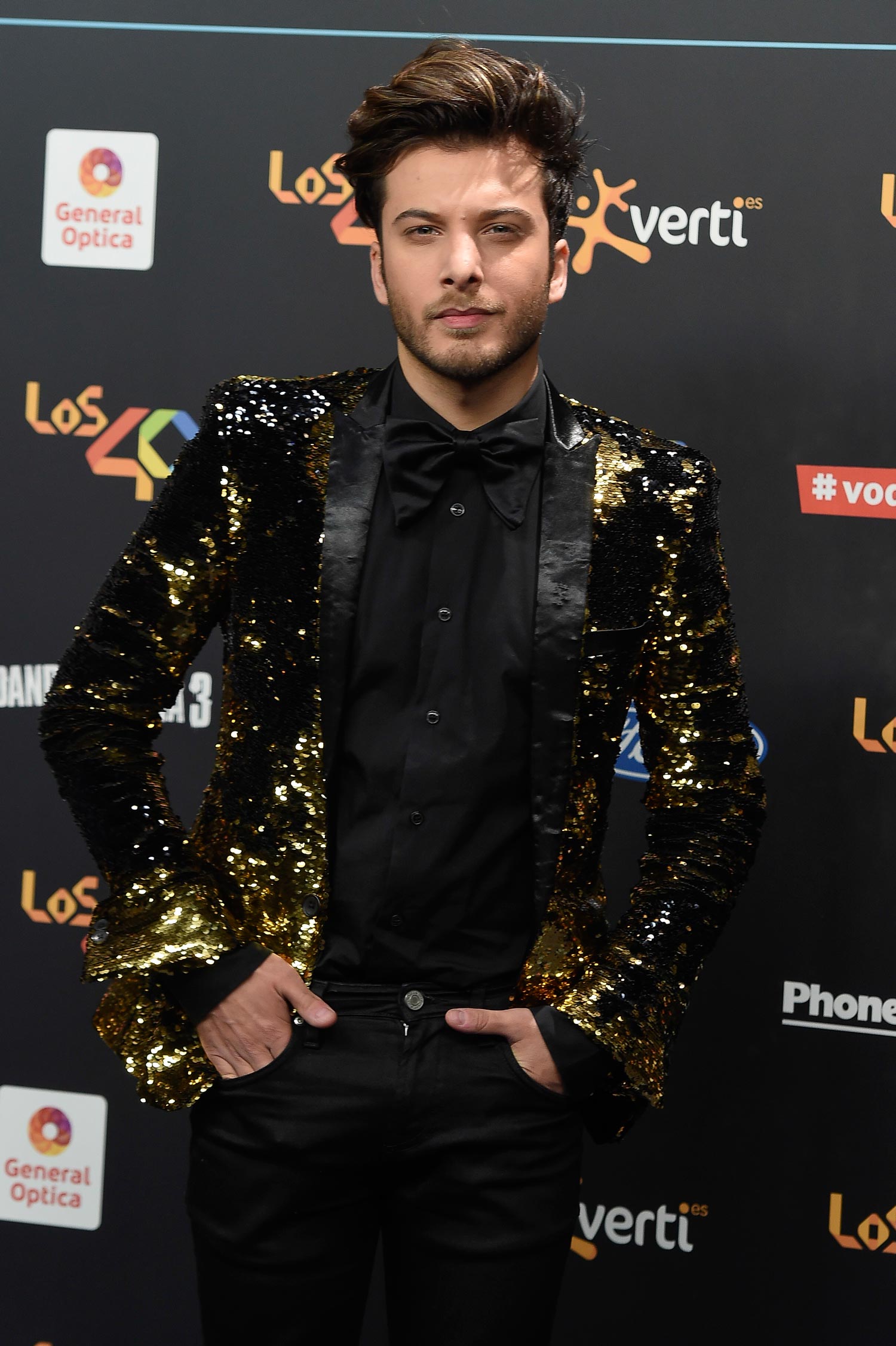 El cantante Blas Cantó, nominado a mejor videoclip del año y artista revelación.