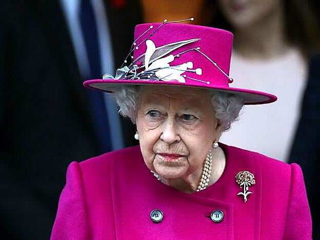 Las reina Isabel II.