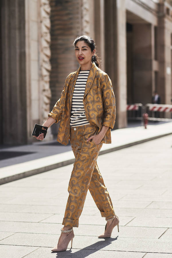 No te olvides de jugar con los estampados.