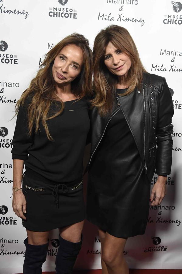 María Patiño y Gema López posaron juntas en el Museo Chicote.