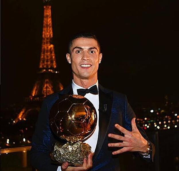 Cristiano, señalando el quinto con la mano.