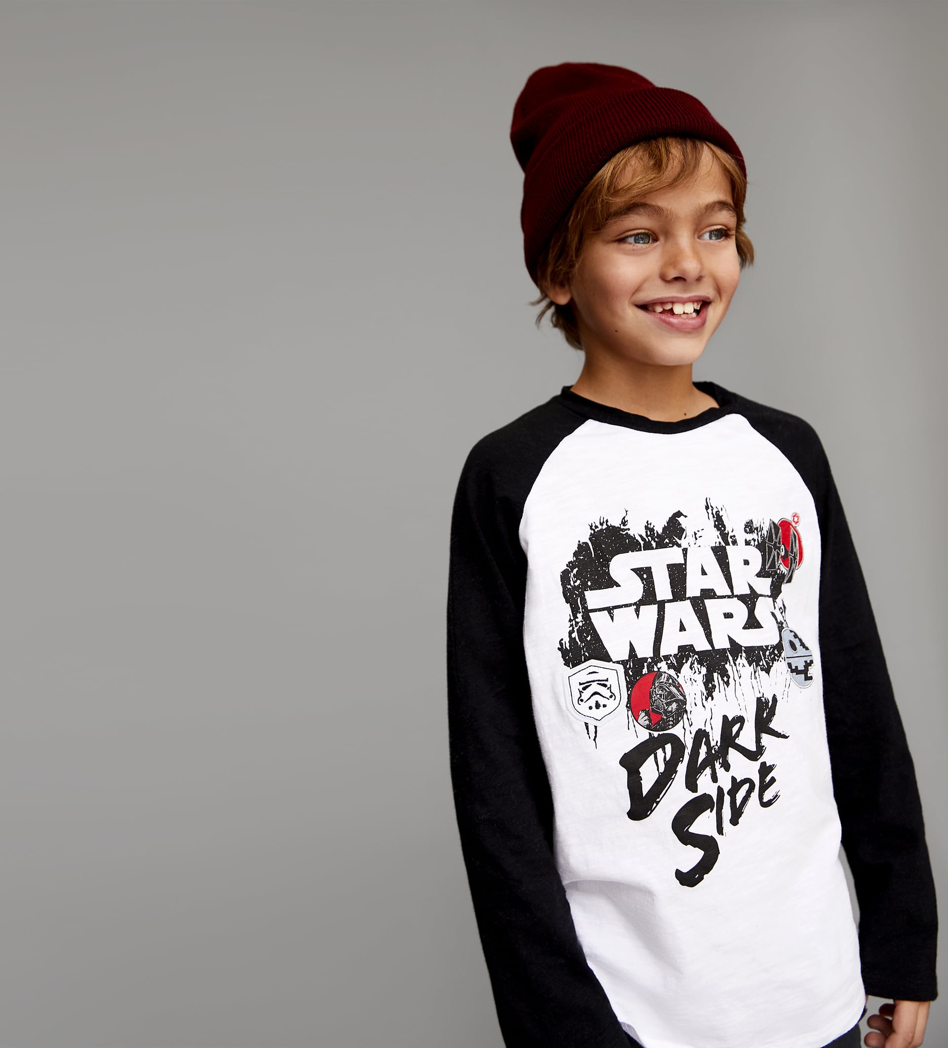 Camiseta ranglán de Star Wars de Zara: 10,95 euros.