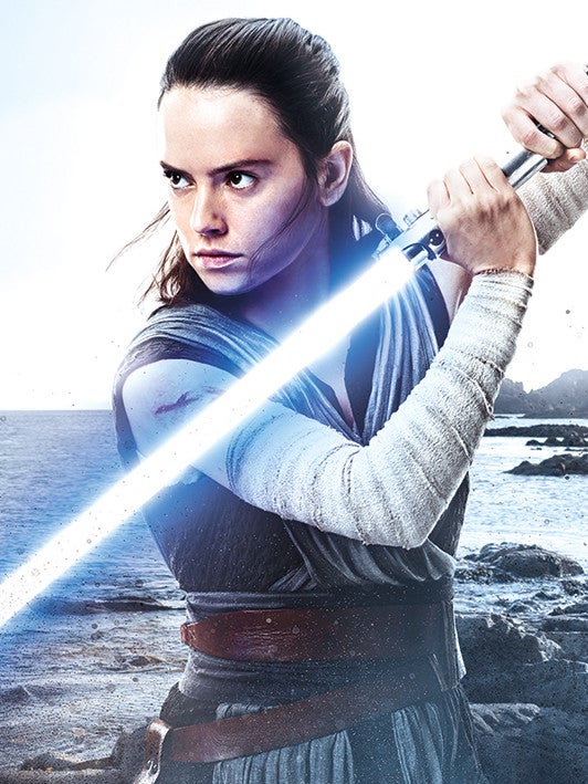 Protagonista de la nueva saga 'Star Wars' Rey se lanza a una trepidante aventura para descubrir su verdadera identidad. Esperando estamos el Episodio IX.