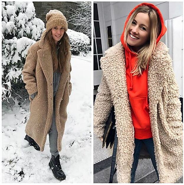 Así llevan las blogueras los abrigos Teddy