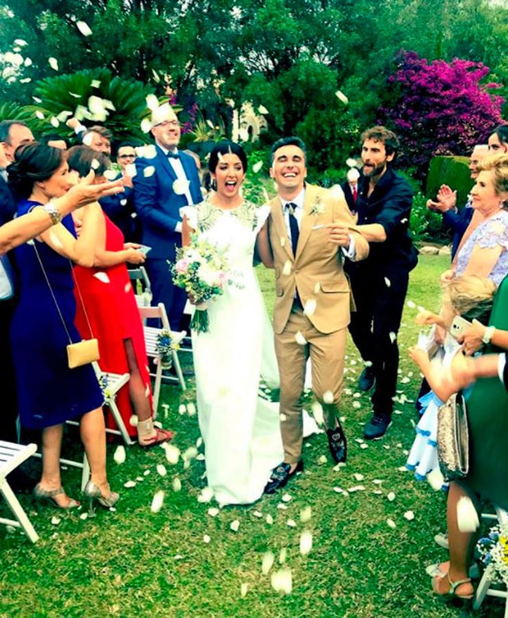Con esta foto en las redes anunciaba Canco Rodríguez a mitad de julio que se había casado con MArta Nogal.