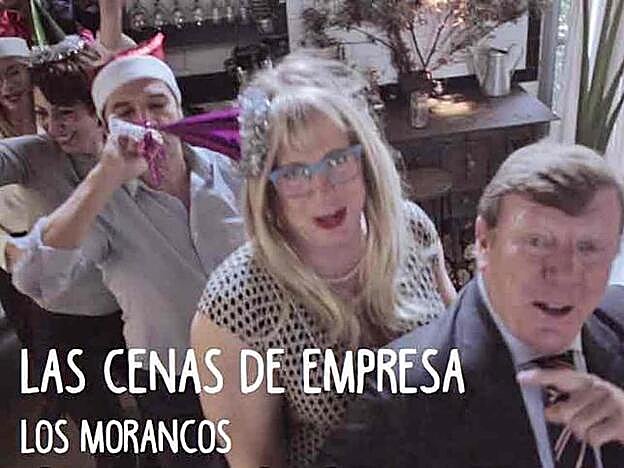 Los Morancos en su parodia sobre las cenas de empresa.