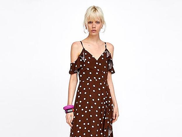 Galería. Vestido de lunares de Zara