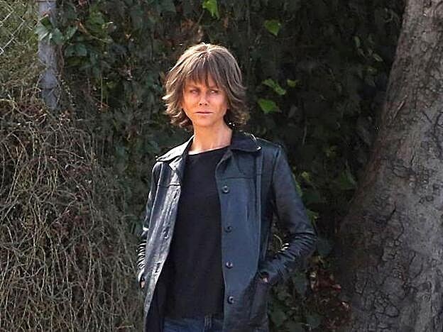 Nicole Kidman en el rodaje de 'Destroyer'