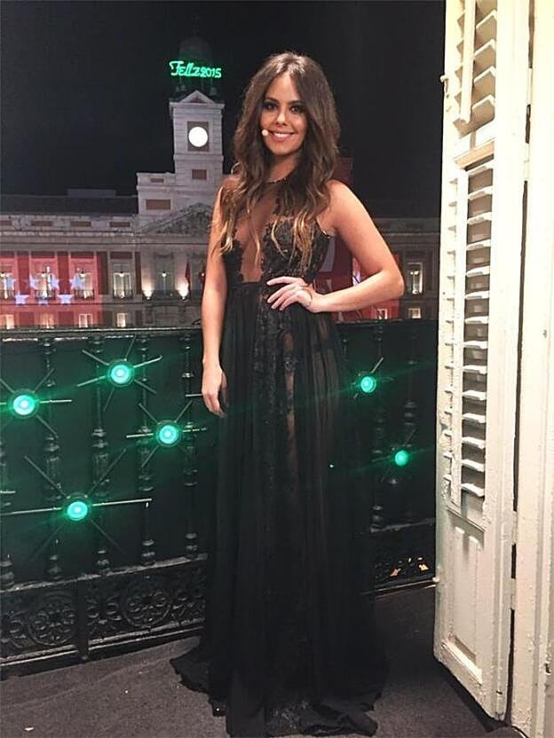 El vestido de Cristina Pedroche en las campanadas de 2014, firmado por Charo Ruiz.