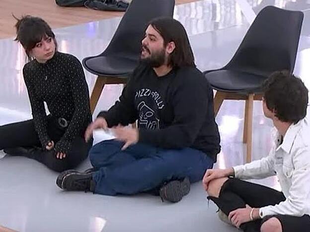 Brays Efe y Anna Castillo en la Academia de OT.