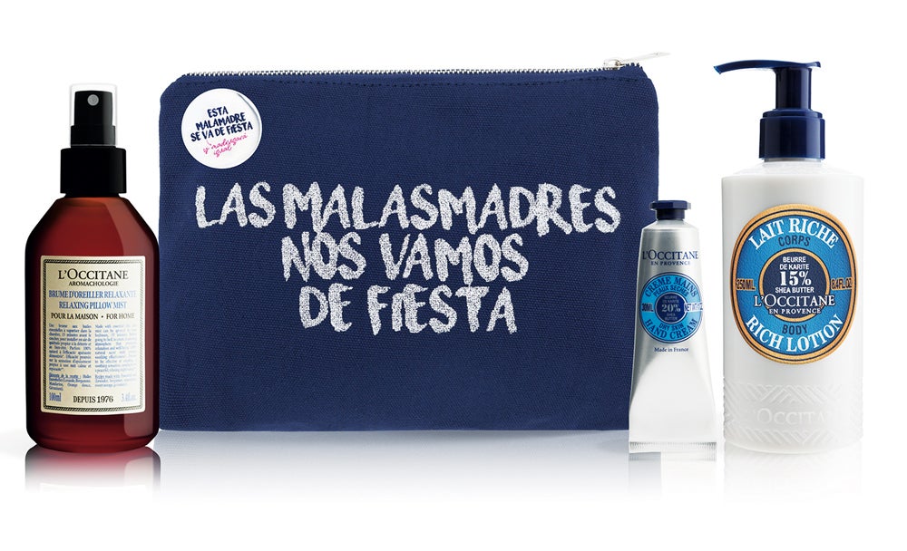 Kit para Malamadrear de L’Occitane (54 €).