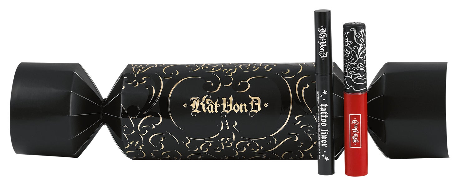 Dúo Cracker Mini Lip & Eye de Kat Von D (17,95 €). Exclusiva en Sephora.