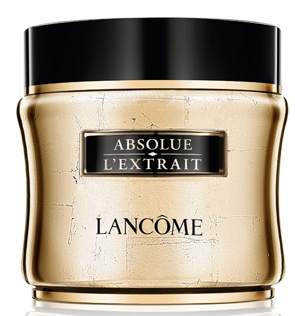 Cofre de Oro de 23 quilates Absolue L’Extrait de Lancôme (378 €).