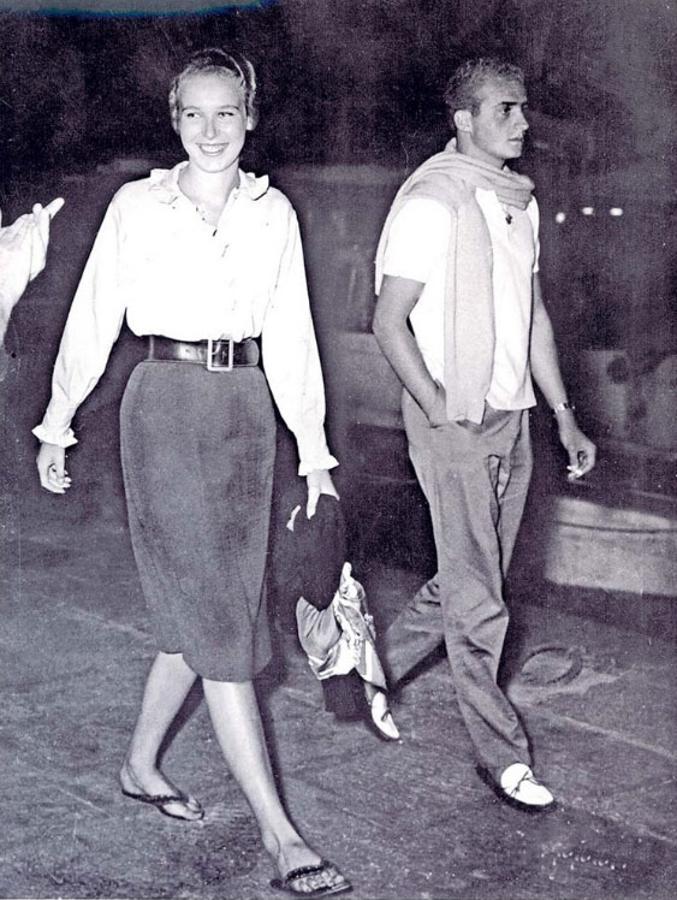 María Gabriela de Saboya fue su primera novia.