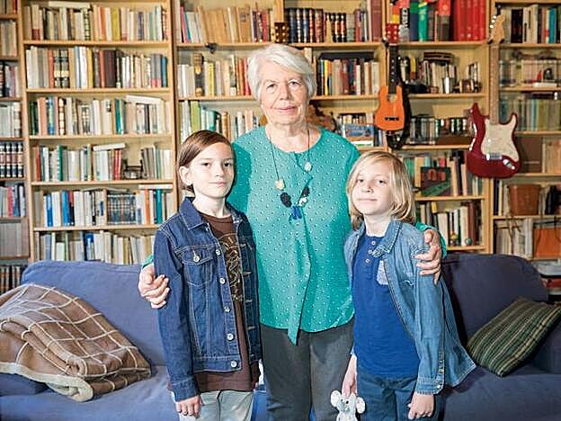 María Luisa Martín, 81 años. Abuela de Michael, de 10 años, y de Richard, de ocho.