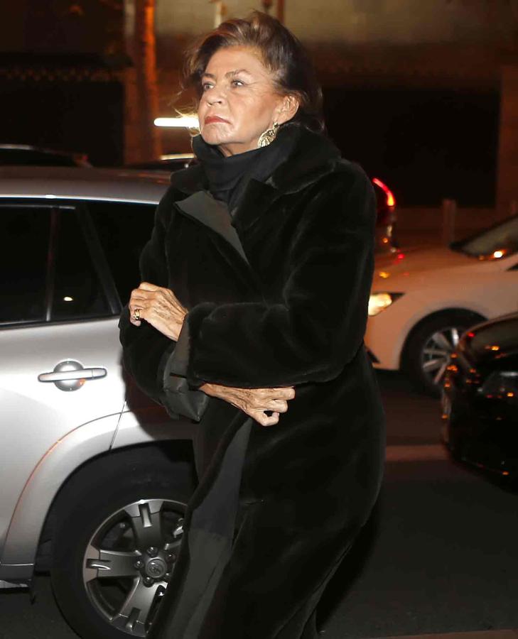 Marisa de Borbón en el funeral de Carmen Franco.