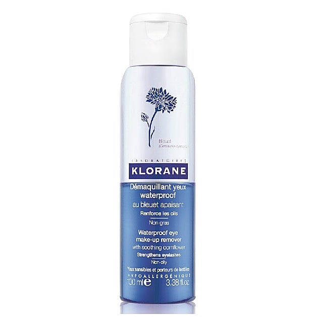 Desmaquillante Waterproof al Aciano de Klorane (9,70 euros).