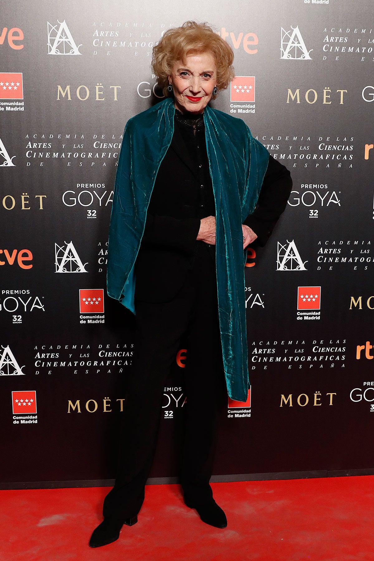 Marisa Paredes, Goya de Honor 2018, en la gala de los nominados, celebrada en la Real Casa de Correos.