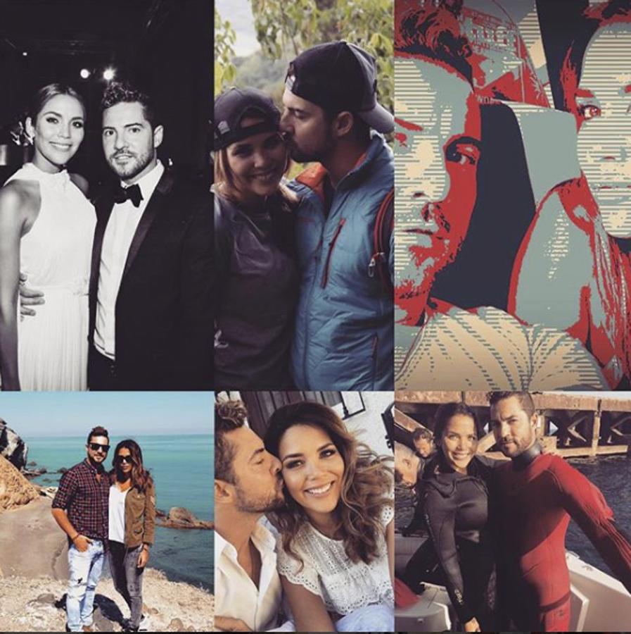 David celebró su primer San Valentín junto a Zanetti haciendo un repaso por los momentos más especiales que ha pasado con su chica.