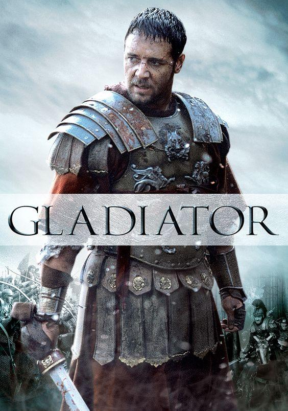 Gladiator está dirigida por Ridley Scott y protagonizada por Russel Crowe, Joaquin Phoenix y Connie Nielsen.