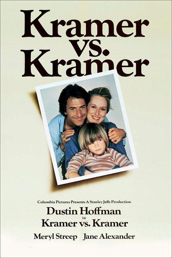 Kramer vs. Kramer (1979) se llevó el Oscar a Mejor Película en 1980. Meryl Streep se llevó el Oscar a Mejor Actriz de Reparto.