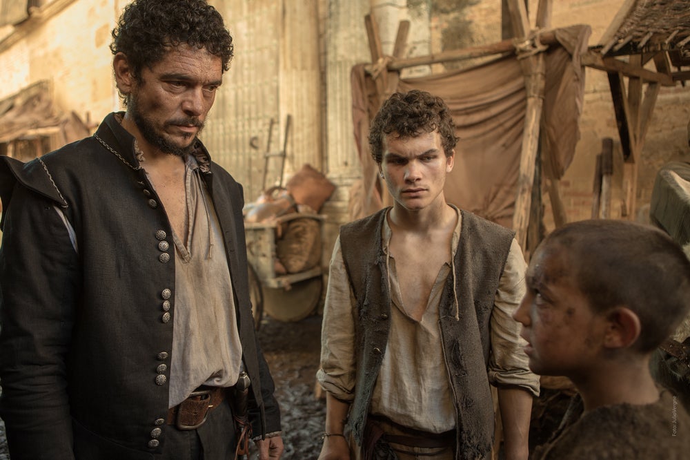 Los actores Pablo Molinero y Serio Castellanos.