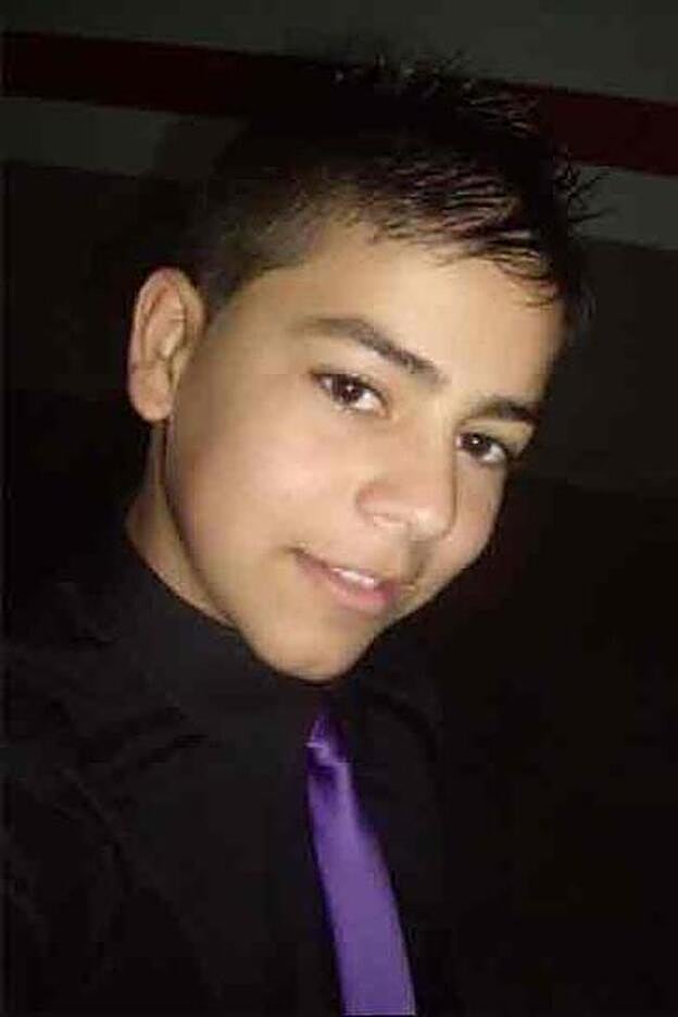 Agoney, concursante de 'OT 2017', en una imagen de niño.