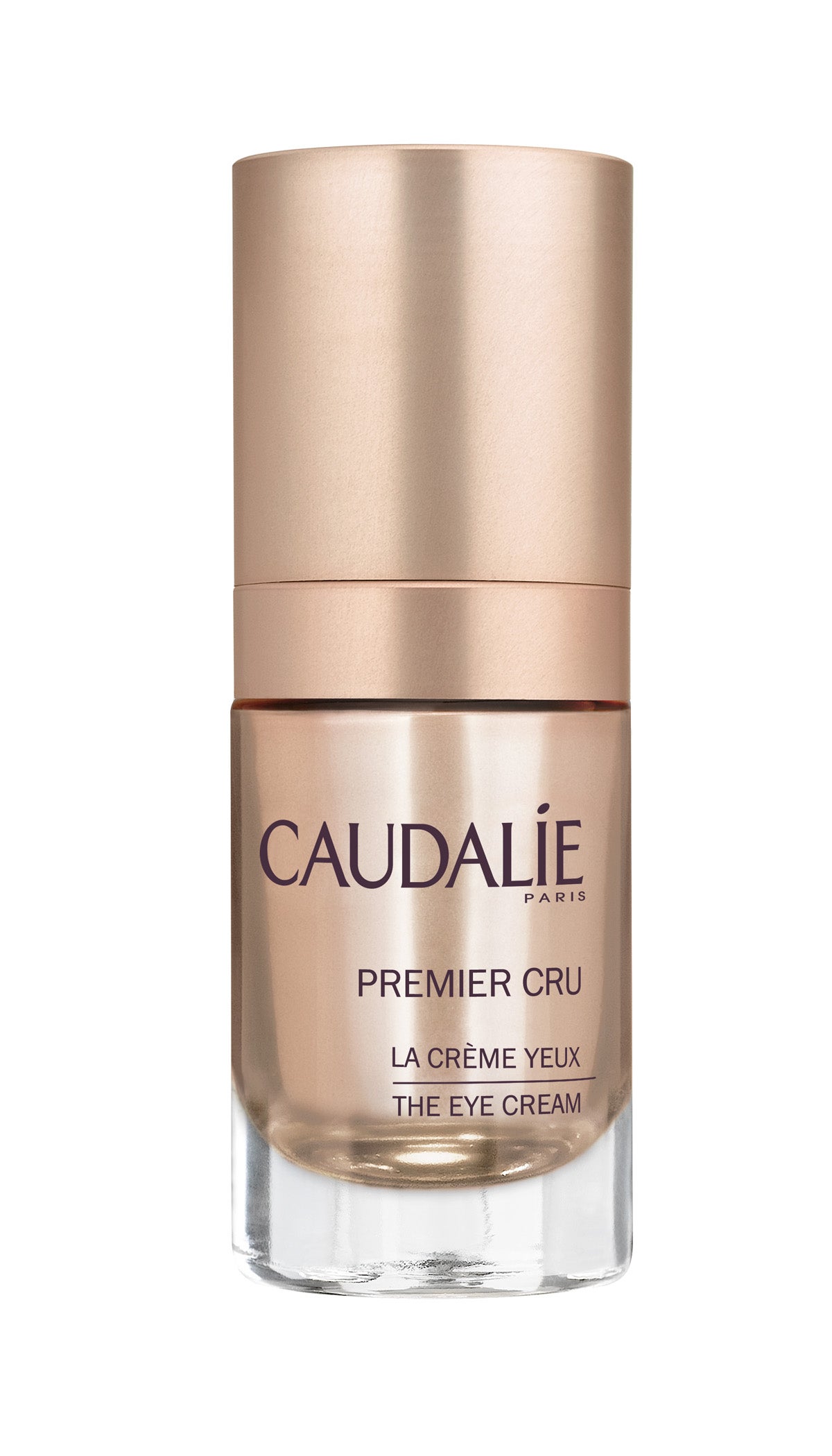 Premier Cru El contorno de ojos de Caudalie. Formulado con ácido hialurónico y péptidos antiedad para luchar contra las arrugas, las bolsas y las ojeras. (53,80€)
