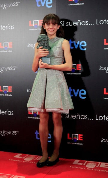 Marina Comas fue ganadora en la categoría de mejor actriz revelación en los Premios Goya 2010 por ‘Pa negre’