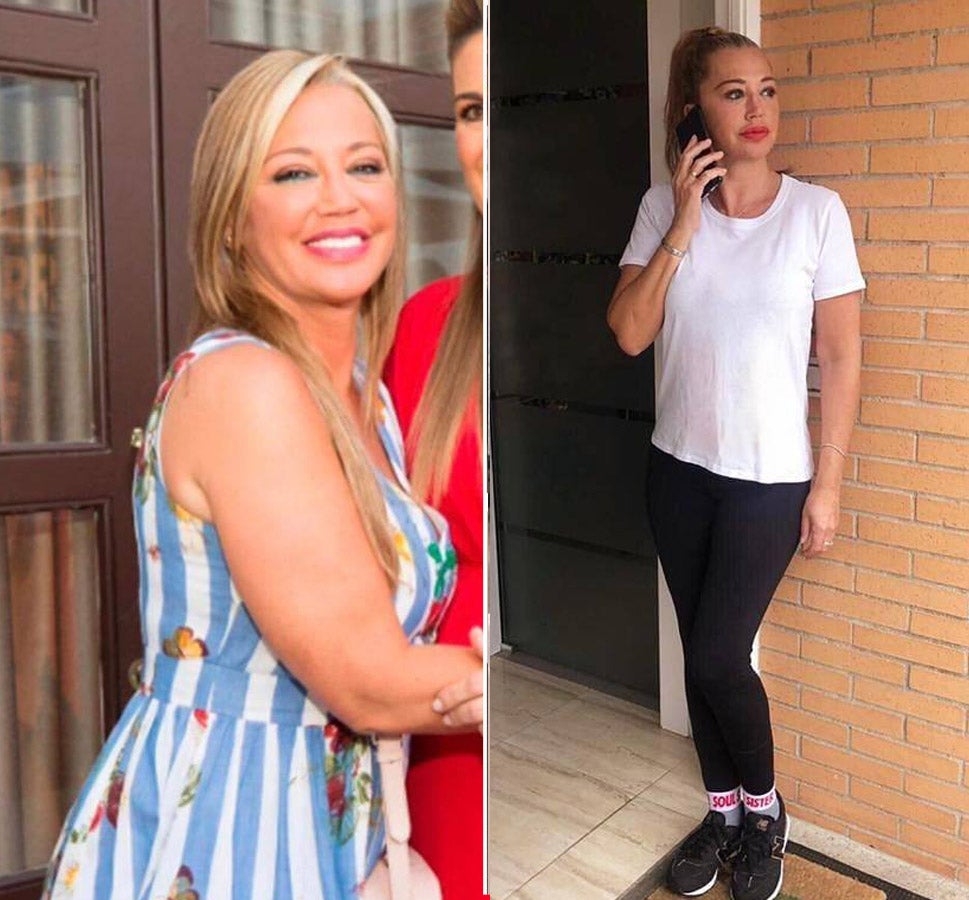 Belén Esteban ha aprovechado el confinamiento para ponerse en forma, tal y como demuestran estas imágenes del antes y después.