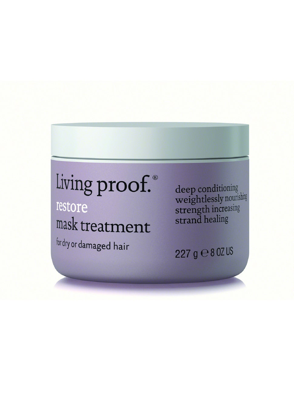 Mascarilla Restore de Living Proof. Para reparar y fortalecer la fibra dañada del cabello, reduce el daño en un 95%. Libre de aceites, siliconas, sulfatos y parabenos. (40€)