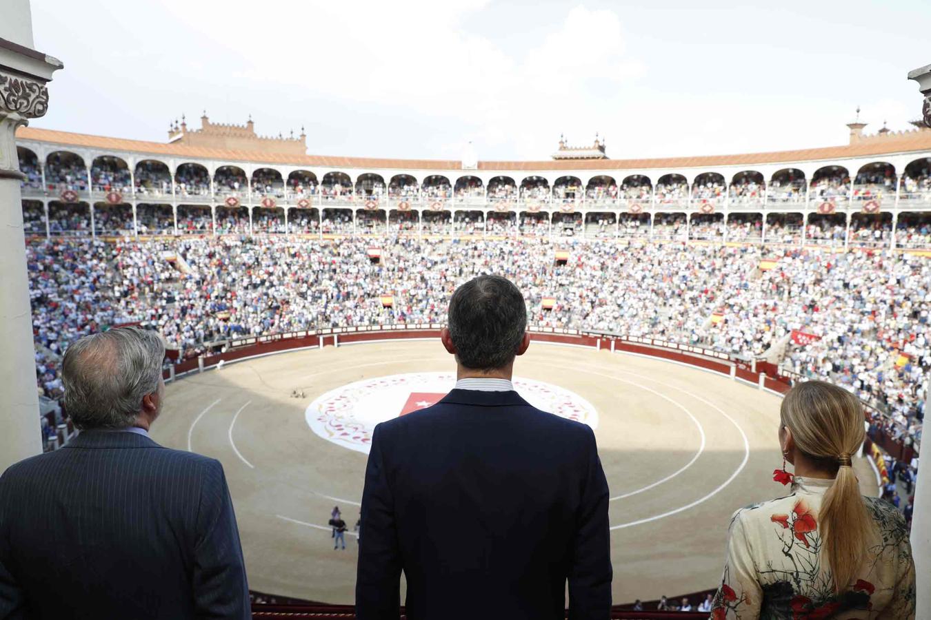 El Rey Felipe VI durante una de las corridas de toros de la pasada feria de San Isidro.